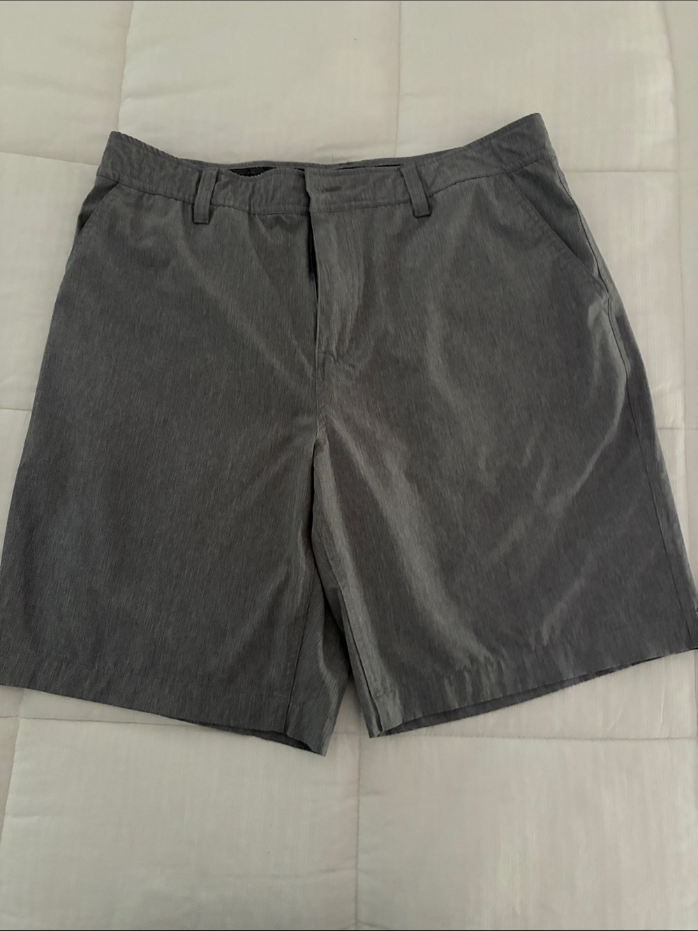 32 Degrees Men's Charcoal Flat-Front Shorts
